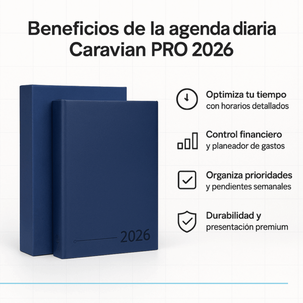 agenda diaria 2026 caravian PRO