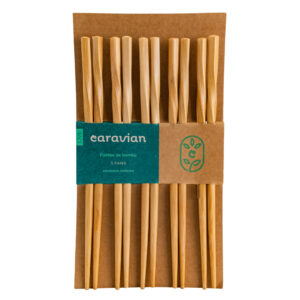 Palillos de comida china de bambu