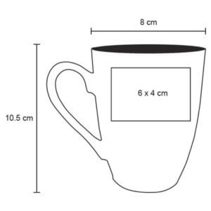 Medidas de taza de ceramica