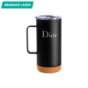 Termo con asa de acero inoxidable personalizable