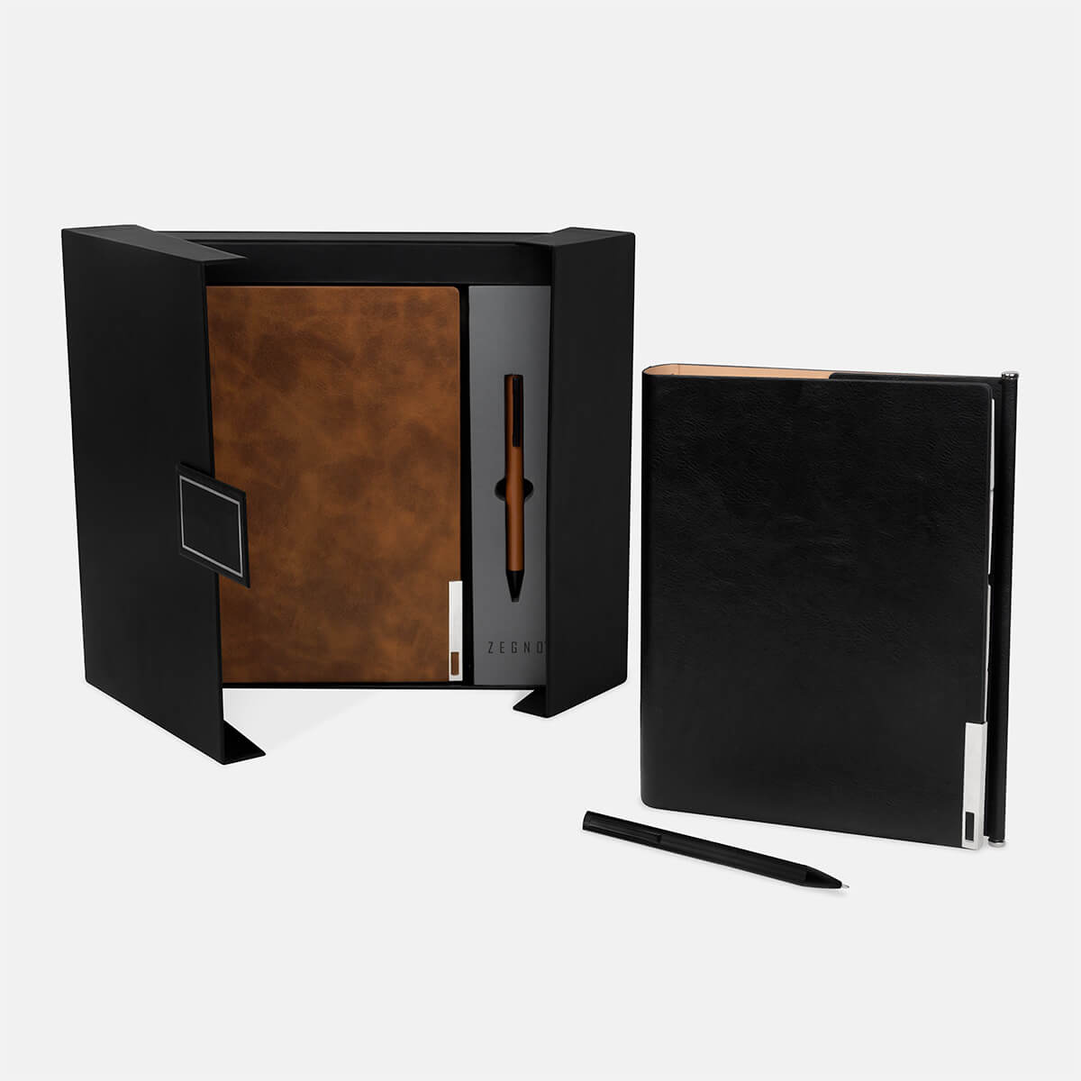 Agenda Semanal Premium Zegno 2027 personalizada con grabado láser para empresas Agenda Semanal Premium Zegno 2027 personalizada con grabado láser para empresas