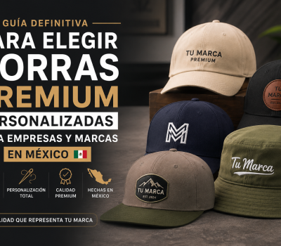 Guía para elegir gorras premium personalizadas en México